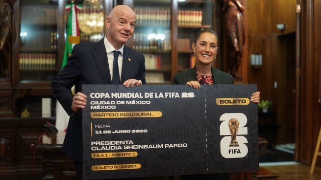 El presidente Gianni Infantino recibió una buena noticia: el Gobierno de Mexico aprueba exentar a FIFA de impuestos por el Mundial 2026.