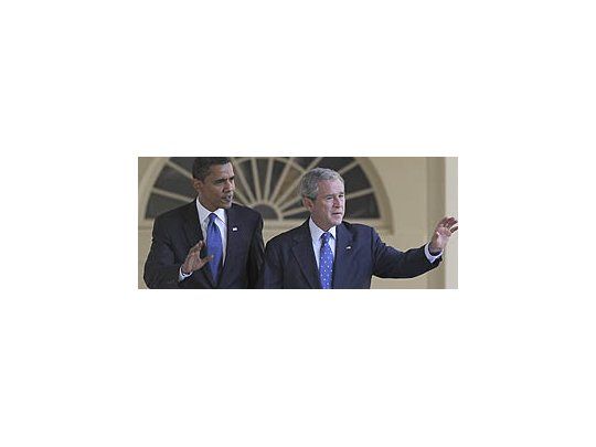 Obama y Bush dieron inicio a la transición en la Casa Blanca