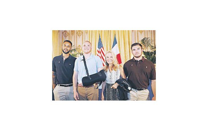 ámbito.com | Los soldados Anthony Sadler, Spencer Stone y Alek Skarlatos, que evitaron la matanza, recibirán hoy la Legión de Honor de Francia.
