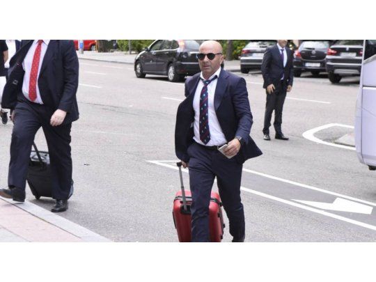 Sampaoli viajó a Europa.