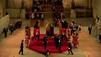 Féretro de la Reina.&nbsp;