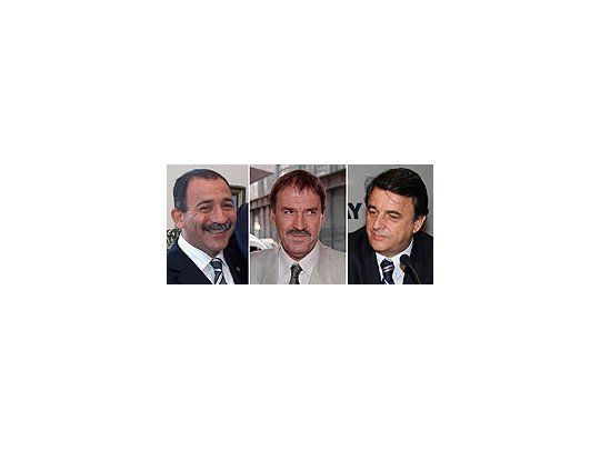 Luis Juez, Juan Schiaretti y Mario Negri.