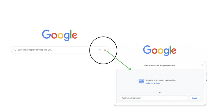 Cómo buscar una imagen con Google Lens.