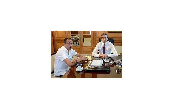 Omar Maturano y Florencio Randazzo