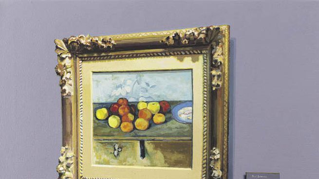 iturralde. El Cézanne transfigurado, cuyo original lo impulsó a pintar.