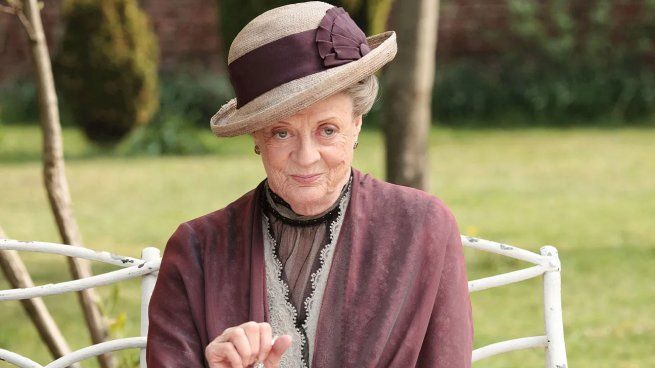 Maggie Smith fue parte de las serie y las películas de Downton Abbey.