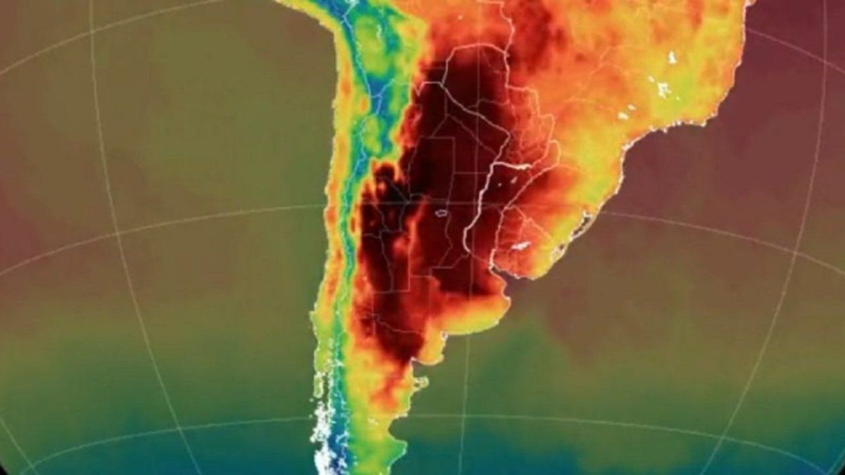warnings due to the climate phenomenon that affects Argentina