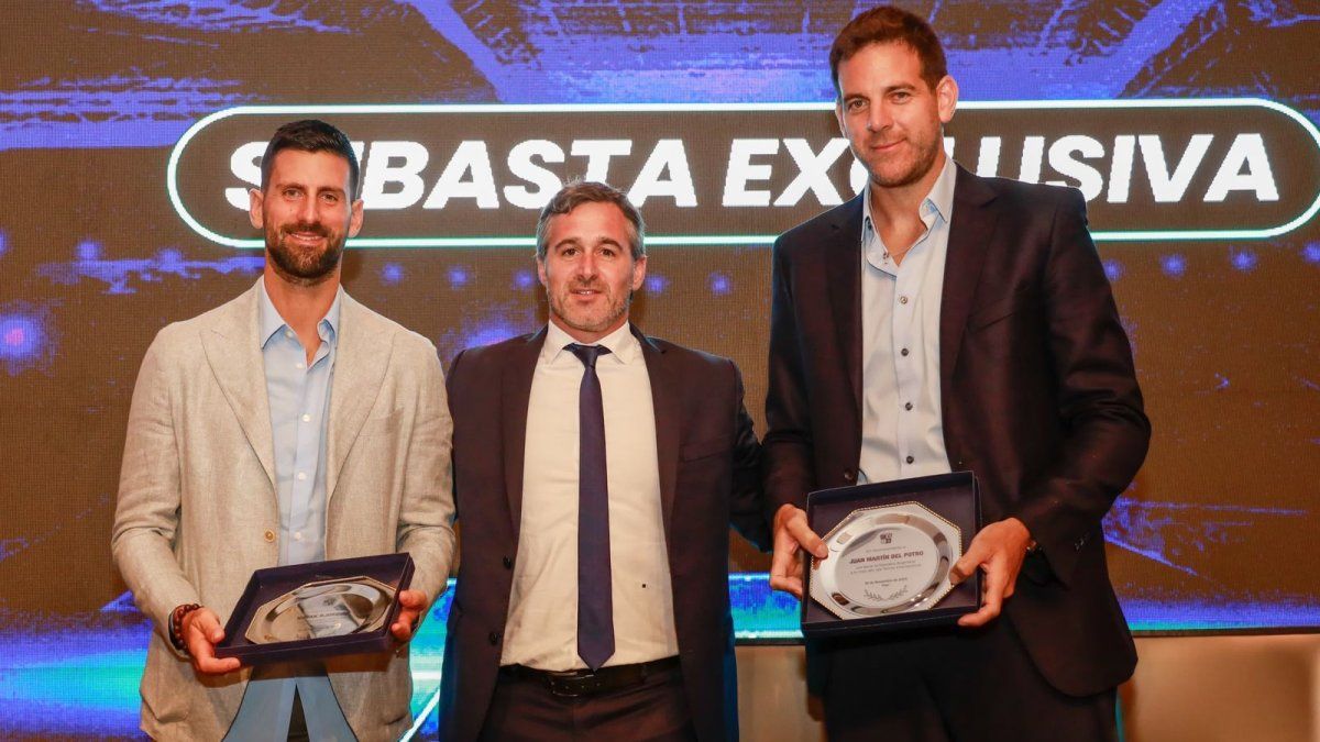Federico Achával received Juan Martín Del Potro and Novak Djokovic in Pilar