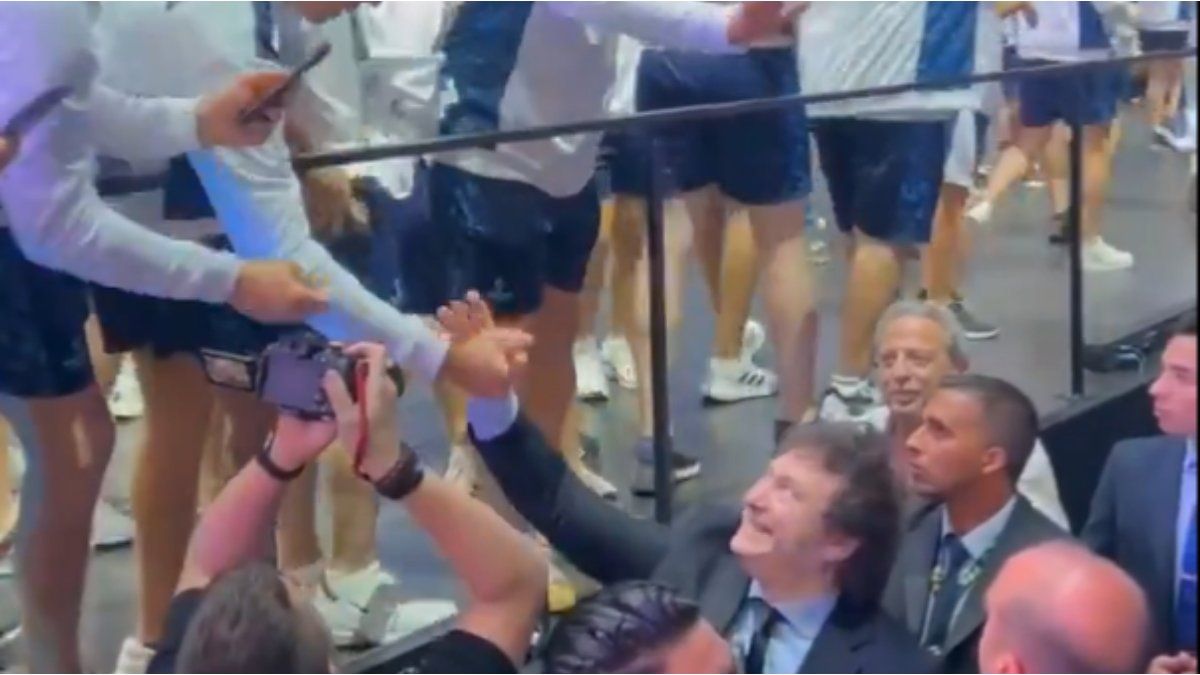 Javier Milei was at the opening of the Pan American Maccabee Games and harangued the Argentine delegation
