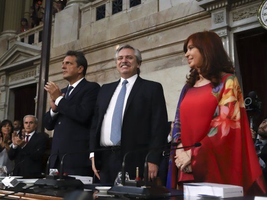 Alberto Fern&aacute;ndez brind&oacute; su primer discurso como rpesidente en el marco de apertura de sesiones ordinarias.