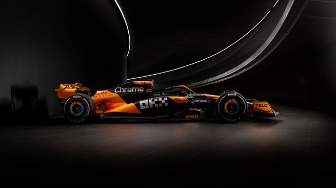 Así lucirá el nuevo McLaren para la temporada 2024 de la Fórmula 1.
