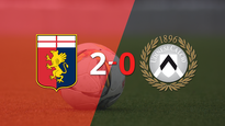 derrota de udinese por 2-0 en su visita a genoa