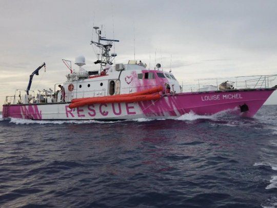 La&nbsp;Louise Michel pide ayuda desde el mar Mediterráneo&nbsp;