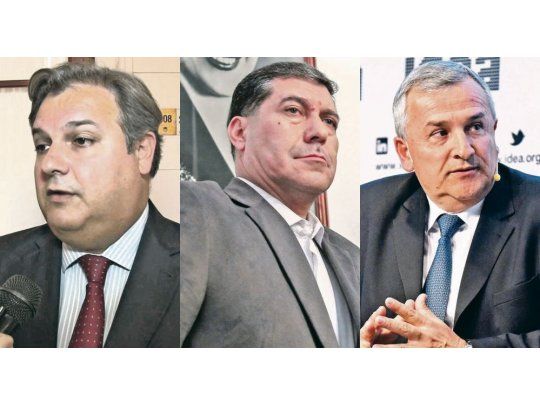 Pablo Farías, Sergio Casas y Gerardo Morales.