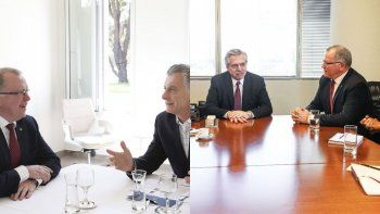 ceo de petrolera estatal noruega que opera en vaca muerta se reunio con macri y con alberto fernandez