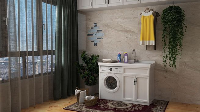 El modelo Compactino WBX 101 se instala sobre el lavarropas y ofrece una solución práctica y elegante para millones de hogares con poco espacio.