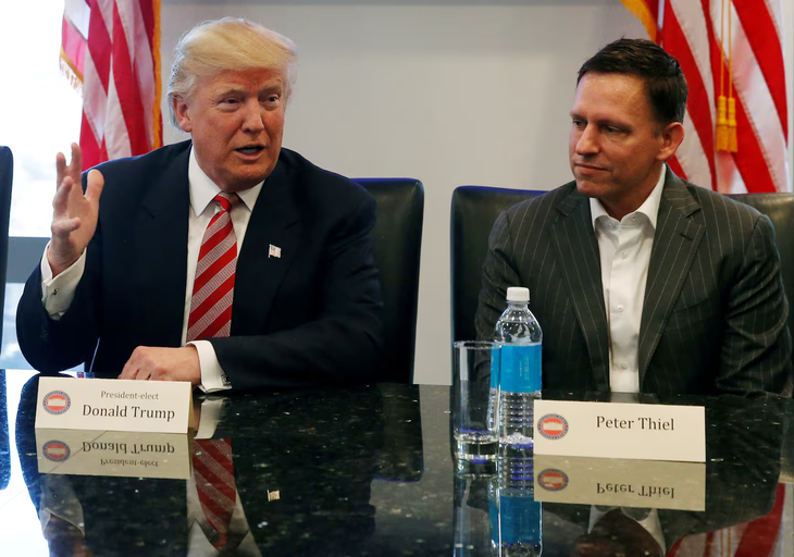 Thiel fue uno de los primeros empresarios de Silicon Valley en apoyar a Donald Trump.