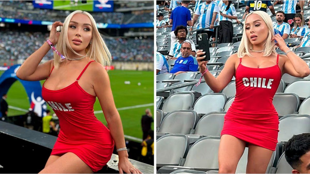 A renowned Chilean model criticized the Argentine National Team after the Albiceleste victory