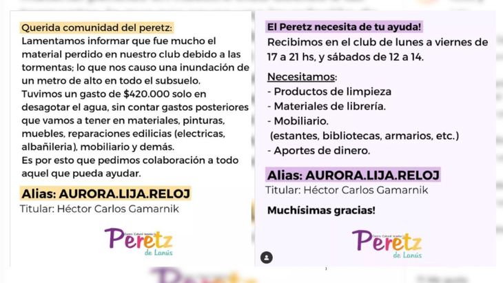 Los posteos del Centro Cultural Peretz. Los posteos del Centro Cultural Peretz.