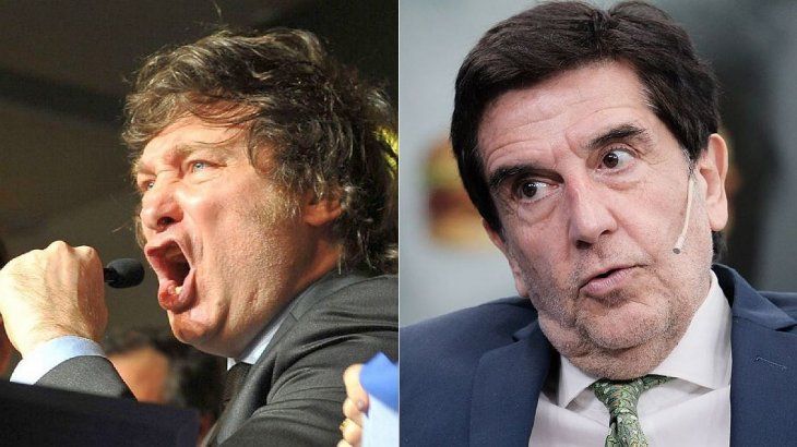 Javier Milei y Carlos Melconian.