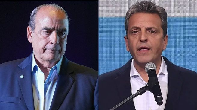 Guillermo Francos y Sergio Massa. 