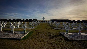 Cementerio argentino de Darwin.