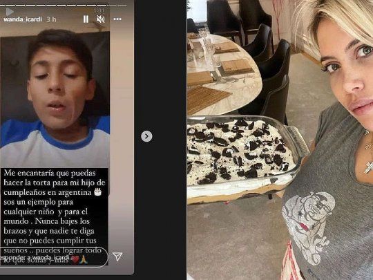 ⚡Título de Ámbito: Wanda le pidió a Joaco que le haga la torta de  cumpleaños para uno de sus hijos
