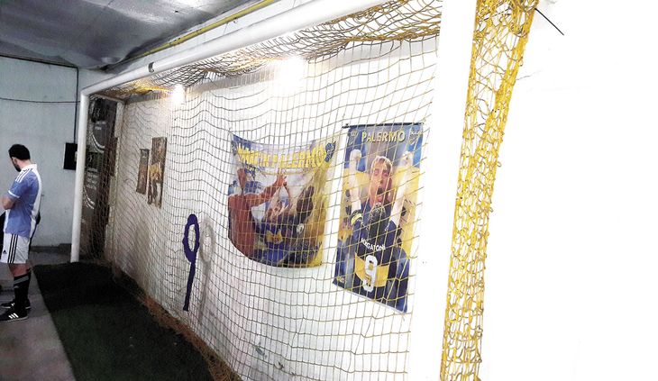 Palermo retains the arch that Boca gave him in his last game in La Bombonera. Palermo retains the arch that Boca gave him in his last game in La Bombonera.