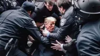 fake news: la inteligencia artificial simulo una foto de trump detenido y millones cayeron
