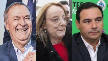 Juan Schiaretti, Alicia Kirchner y Gustavo Valdés.