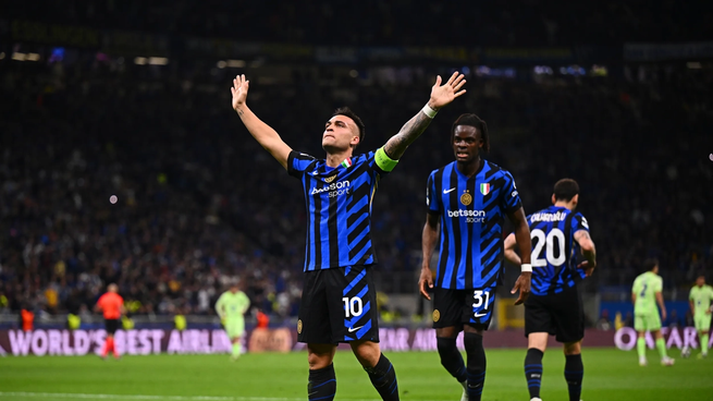 Lautaro Martínez está recuperado y jugará la final de la Champions League para el Inter.