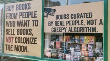 Contra Amazon. Así lucen las librerías en muchas ciudades de EE.UU.