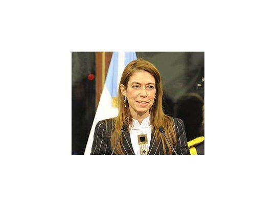 Débora Giorgi, ministra de Producción.