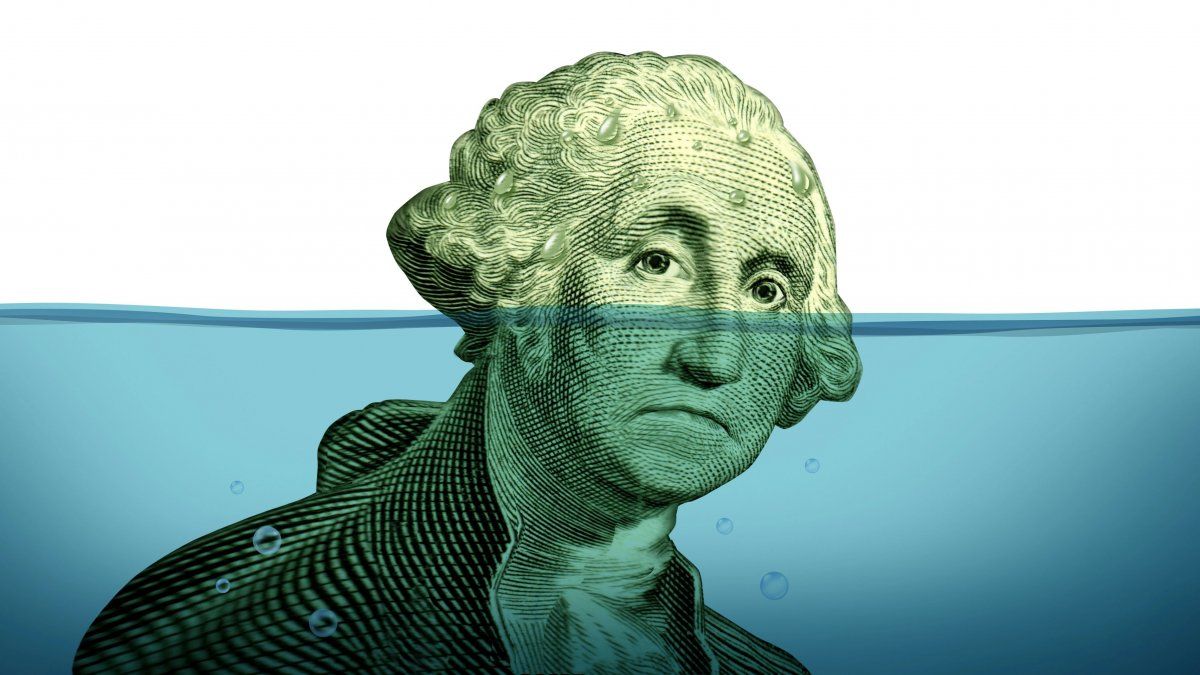 In April the effect of the devaluation was exhausted and the real exchange rate was behind