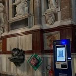 Así se ve el nuevo cajero automático en la Basílica Santa María la Mayor. Así se ve el nuevo cajero automático en la Basílica Santa María la Mayor.