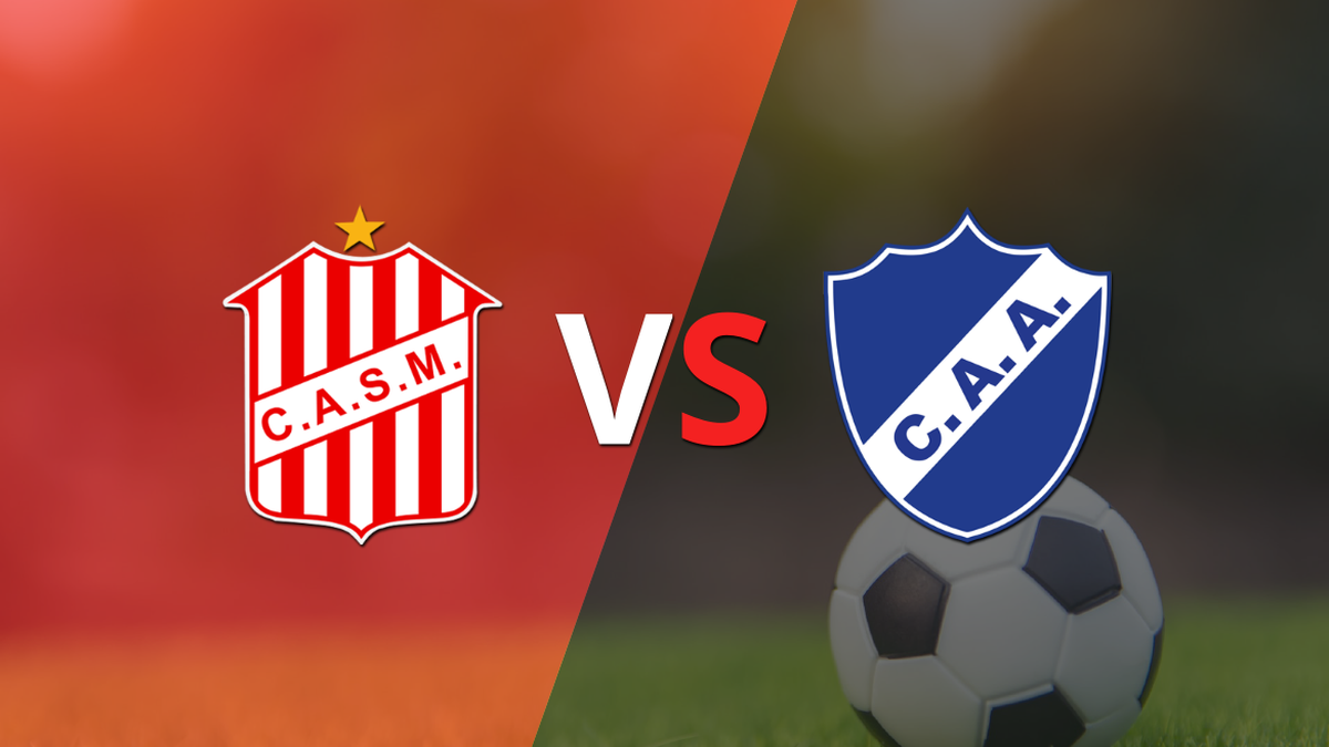 The first half ends with an advantage for San Martín (T) over Alvarado