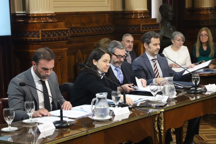 Debate del Sistema Integrado de Jubilaciones y Pensiones, la pasada semana en el Senado.