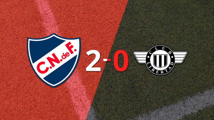 Nacional deja a Libertad en cero con un triunfo 2-0