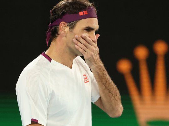El suizo Roger Federer anunció que no estará presente en el Abierto de Australia.