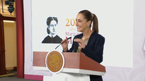 Claudia Sheinbaum en la Mañanera de esta jornada.