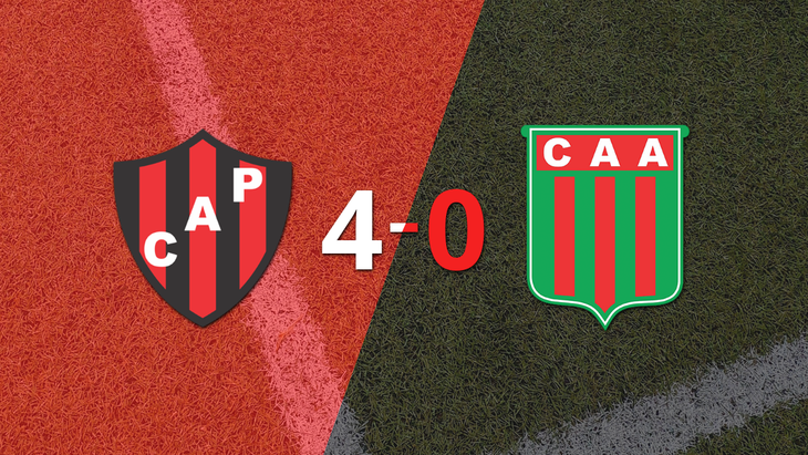 Patronato le pasó por encima a Agropecuario Argentino con doblete de Franco Coronel