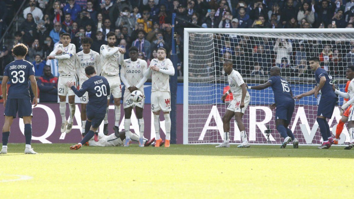 Messi’s great goal in PSG’s agonizing victory against Lille