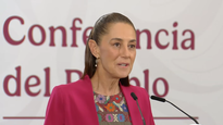 Claudia Sheinbaum en la Mañanera de este miércoles.