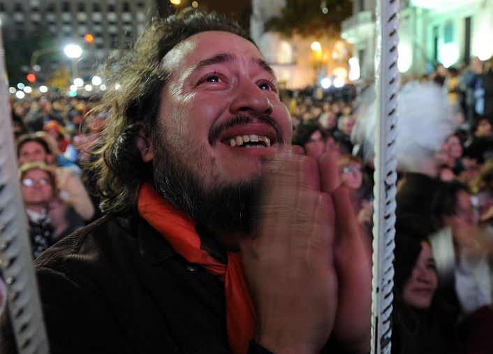 El Papa sorprendió a los fieles en Plaza de Mayo con un llamado (foto 3)