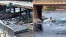 Woman blamed her dog after falling into the river with her car Woman blamed her dog after falling into the river with her car