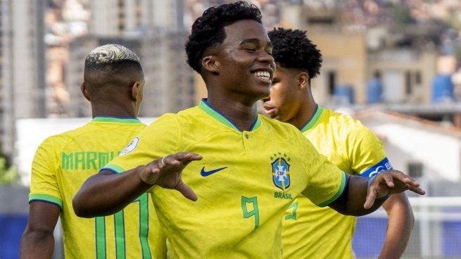 Endrick, la gran joya que ilusiona a Brasil en el Preolímpico.
