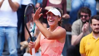 Pura felicidad. Sierra volverá a jugar un cuadro principal de Grand Slam.