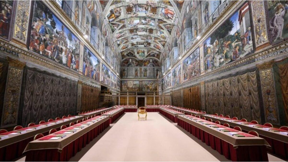 The Vatican prepares for the first vote of the conclave