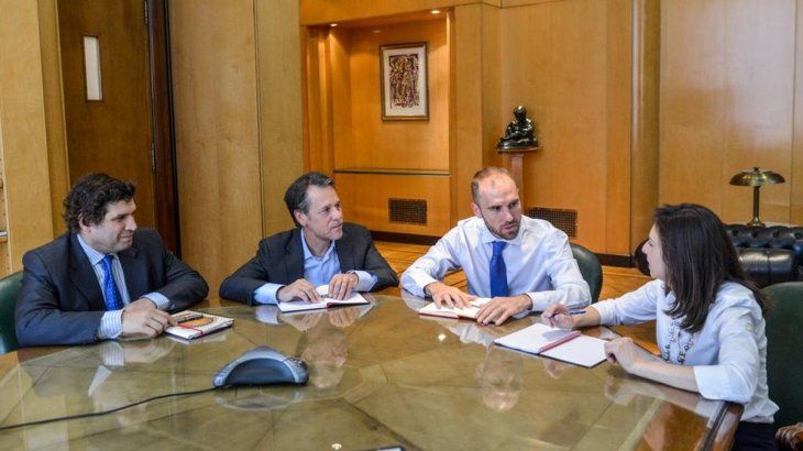 La misión del FMI con el ministro Martín Guzmán.&nbsp;