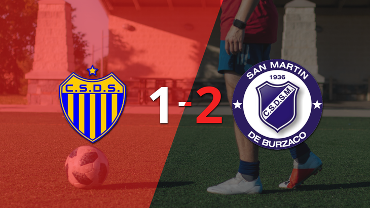San Martín Burzaco consigue una estrecha victoria de 2 a 1 sobre Dock Sud